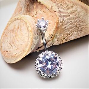 Sterling Silver Belly Ring 925